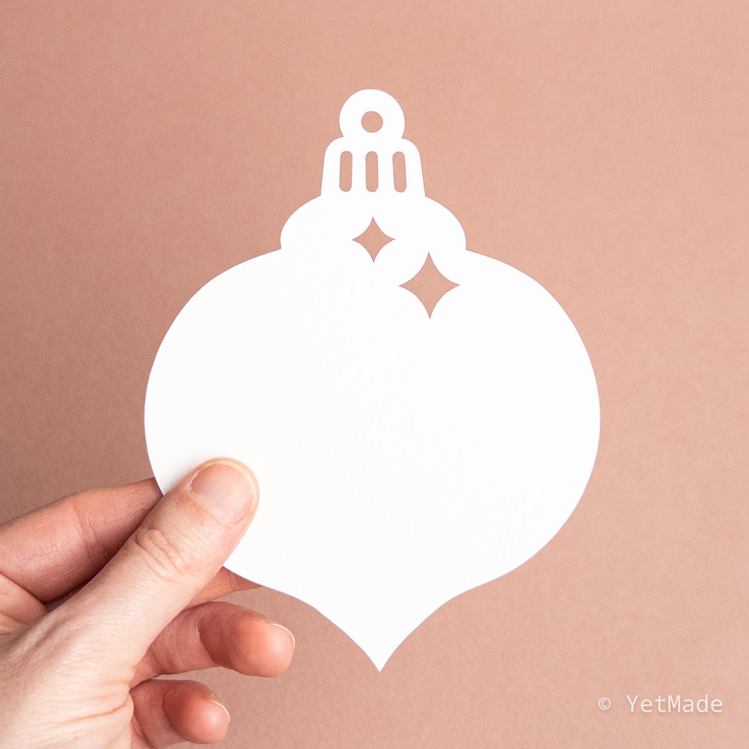 Christmas ornament die cuts