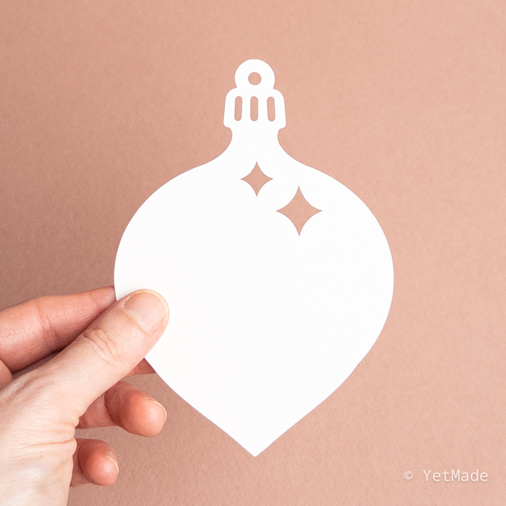 Christmas ornament die cuts