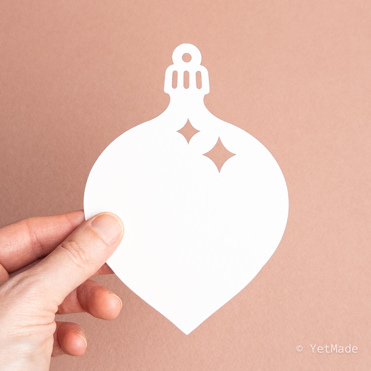 Christmas ornament die cuts