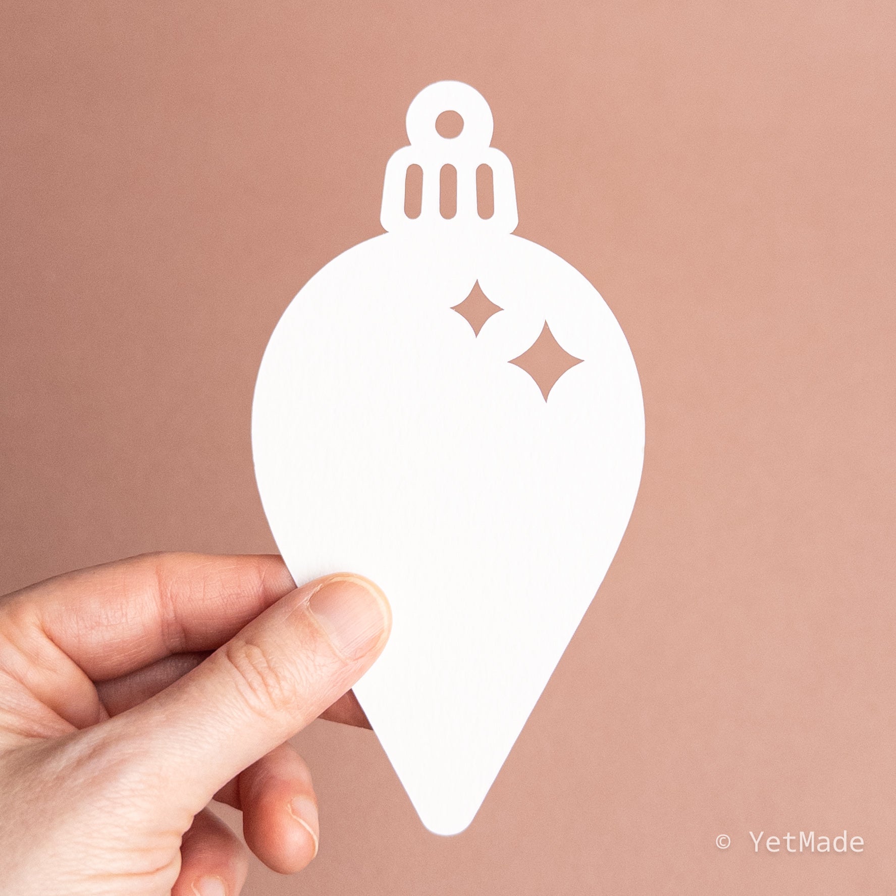 Christmas ornament die cuts