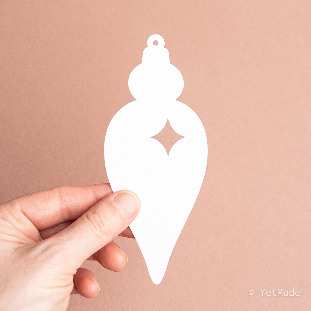 Christmas ornament die cuts