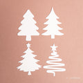 Christmas tree die cuts
