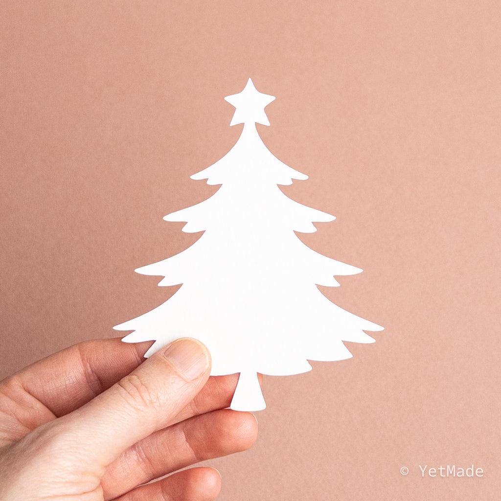 Christmas tree die cuts