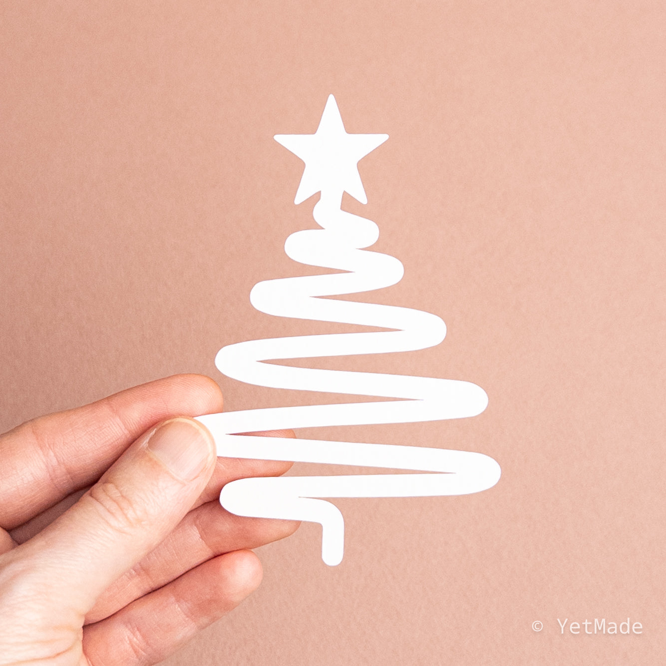 Christmas tree die cuts