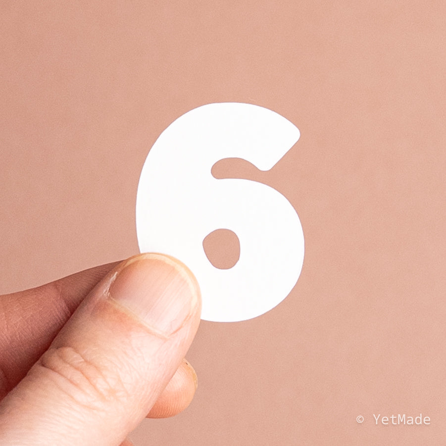 Number die cuts