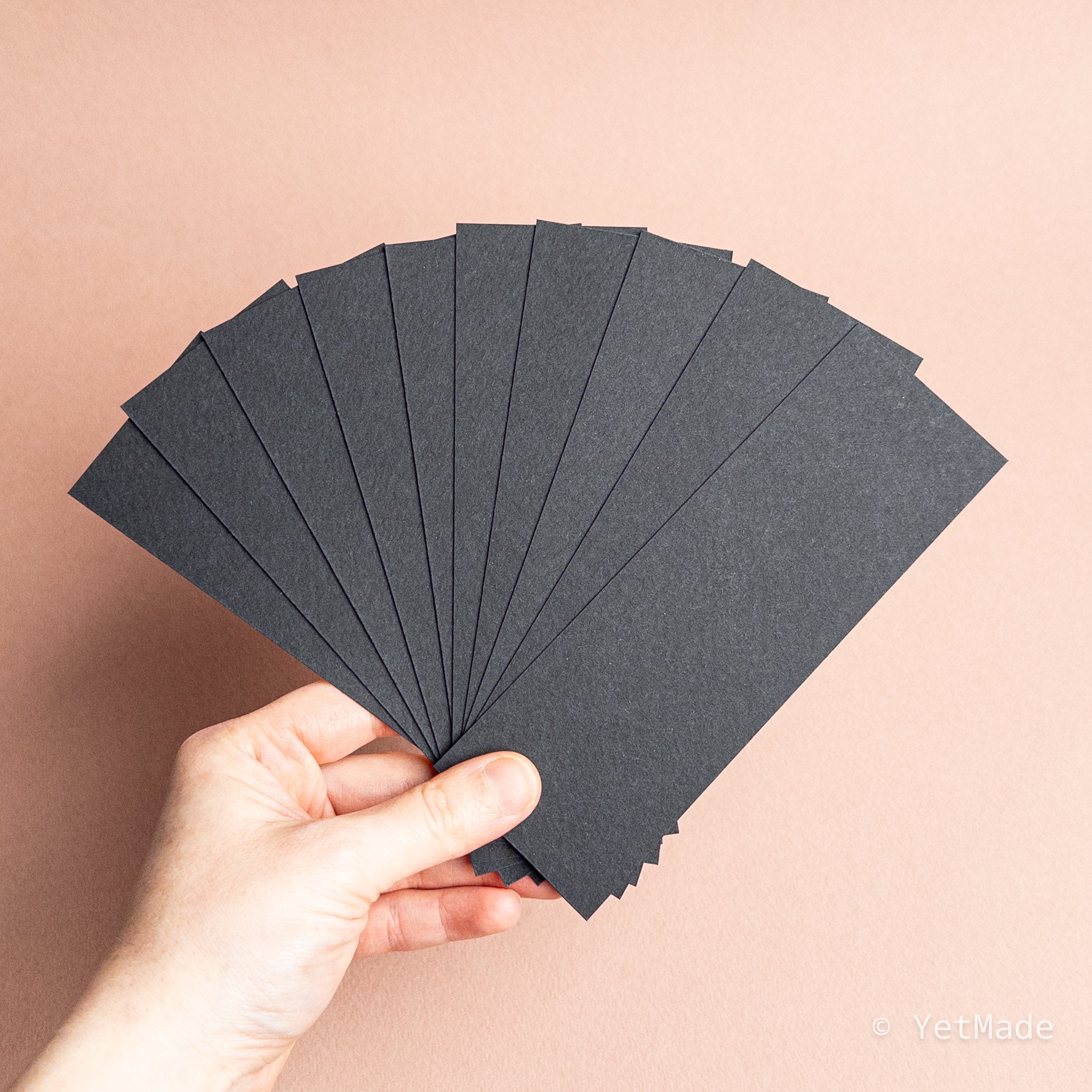 Stonehenge Aqua Black Watercolor Bookmark Blanks