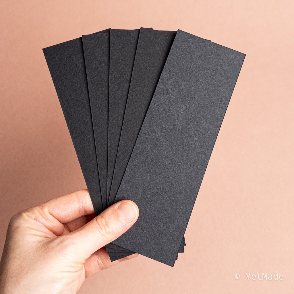 Stonehenge Aqua Black Watercolor Bookmark Blanks