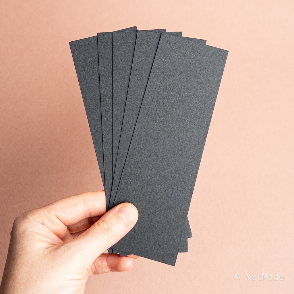 Strathmore 400 Series Mixed Media Black Bookmark Blanks
