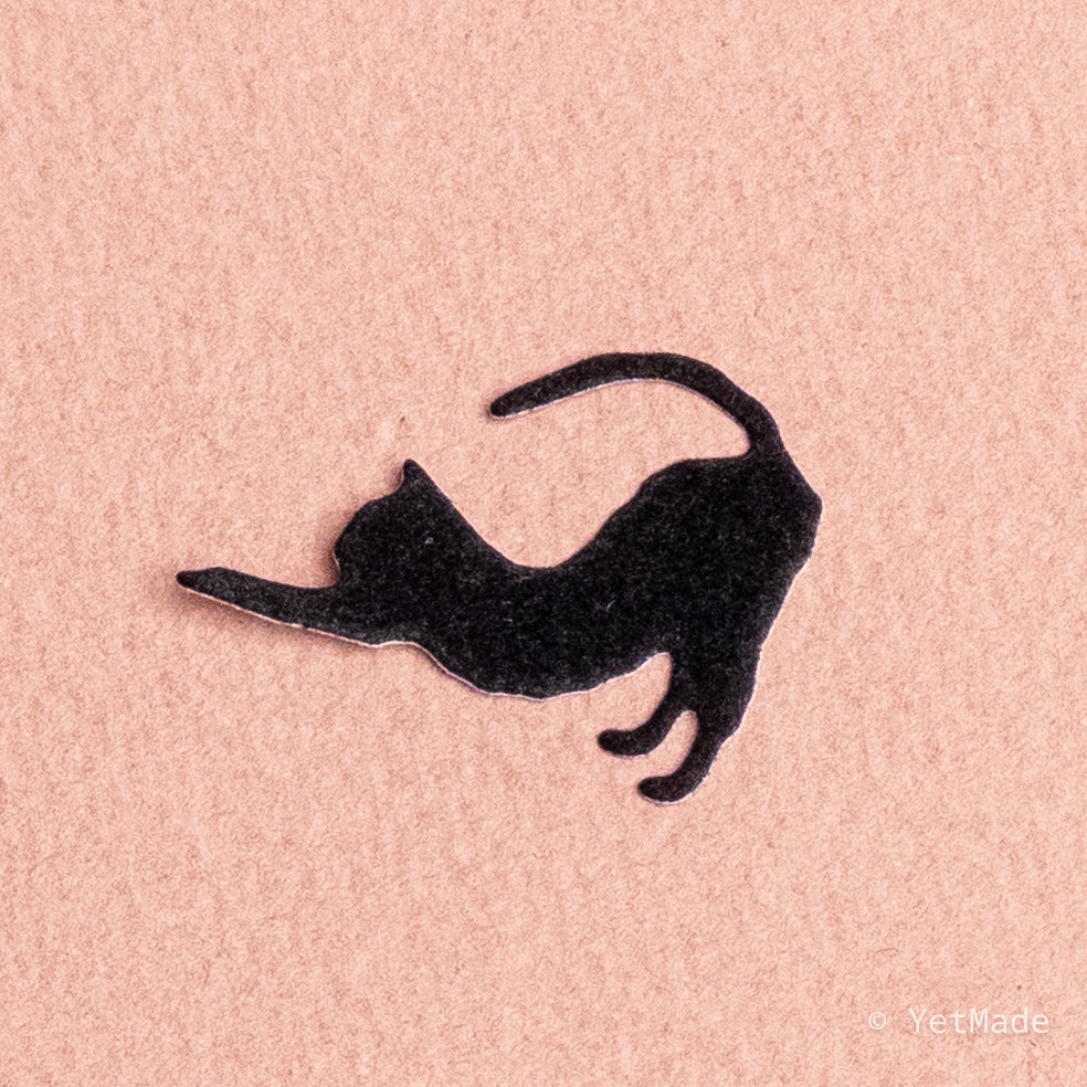Mini cat pose silhouette die cuts
